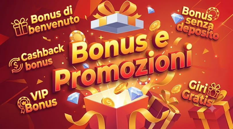 bonus nei casino online senza documenti